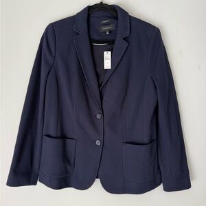 Talbots size 12 Navy Blue Aberdeen Blazer
Retail $159